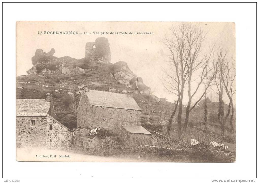La Roche-Maurice-Vue Prise De La Route De Landerneau (réf.316) - La Roche-Maurice