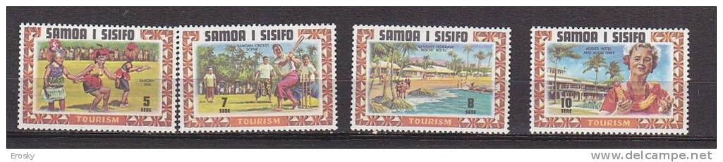 PGL AD433 - SAMOA Yv N°280/83 ** FOLKLORE COSTUMES ARTISANAT - Samoa