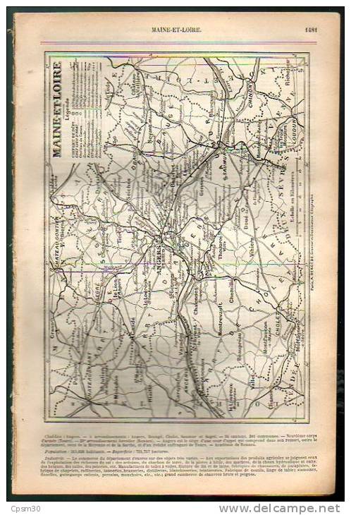 ANNUAIRE - 49 - Département Maine Et Loire - Année 1897 - édition Didot-Bottin - 34 Pages - Annuaires Téléphoniques