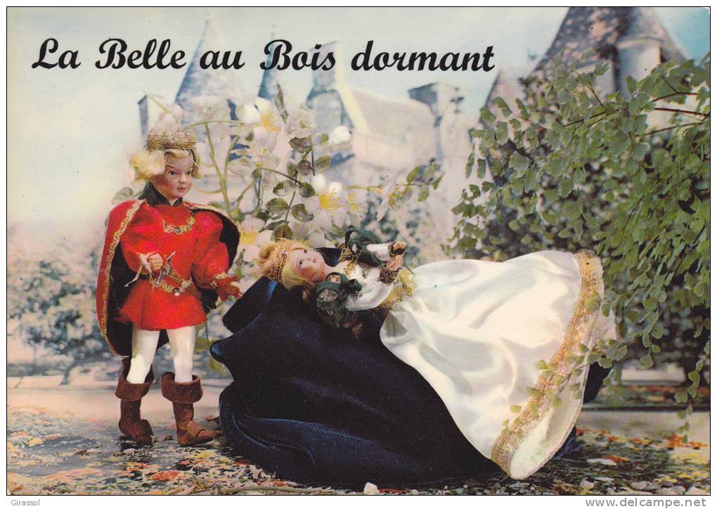 CPSM LA BELLE AU BOIS DORMANT PERRAULT MONTAGE POUPEES LUTECE - Contes, Fables & Légendes