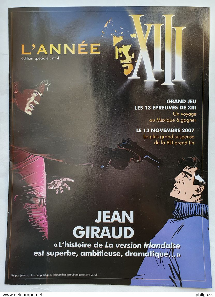 L'ANNEE XIII - VANCE / VAN-HAMME / GIRAUD - édition Spéciale N°4 - Dossiers De Presse