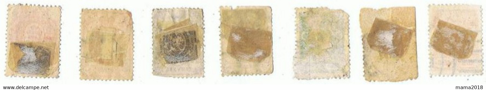 Lot     7 Timbres Russe Anciens - Collezioni