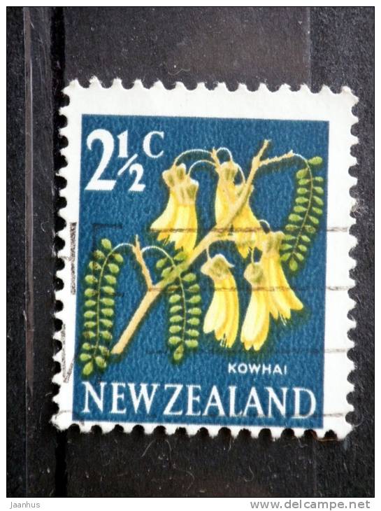 New Zealand - 1967 - Mi.nr.459 - Used - Country Views - Kowhai - Sophora Microphylla - Definitives - Oblitérés