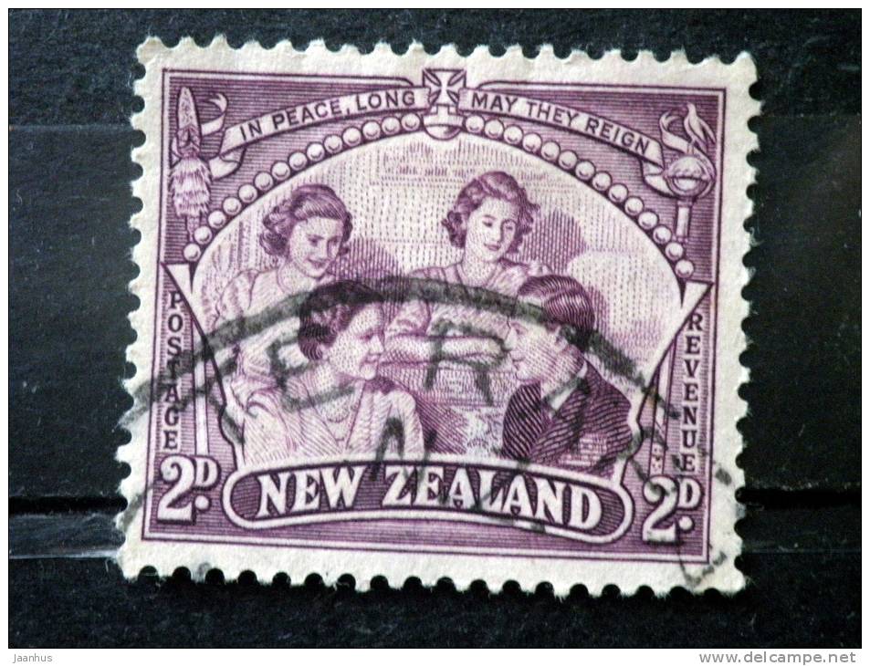 New Zealand - 1946 - Mi.nr.285 - Used - Victorious End Of World War II - Royal Family - Usados