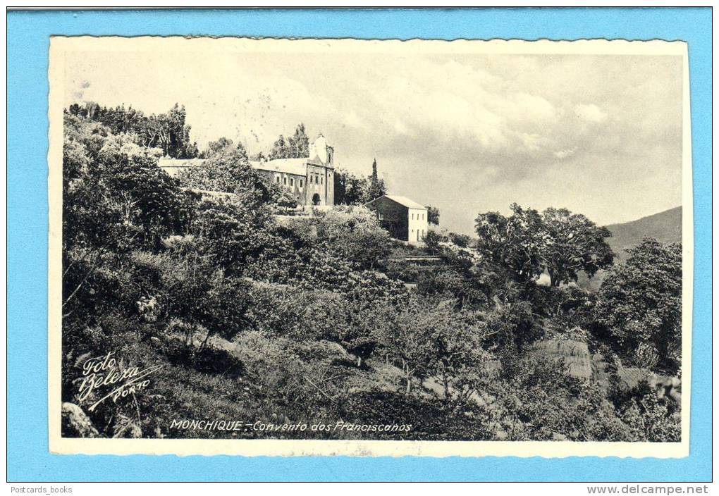 PORTUGAL / ALGARVE / MONCHIQUE. Postal Circulado. Convento Dos Franciscanos.Old Postcard - Faro