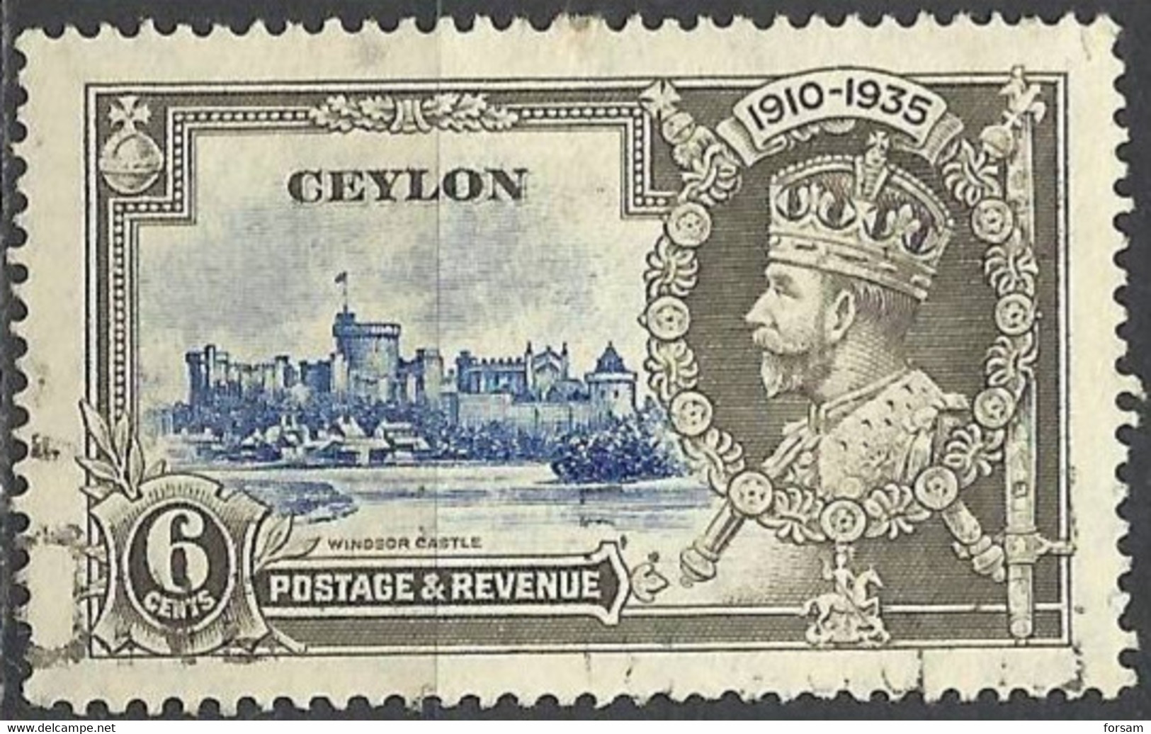 CEYLON..1935..Michel # 212...used. - Ceylon (...-1947)