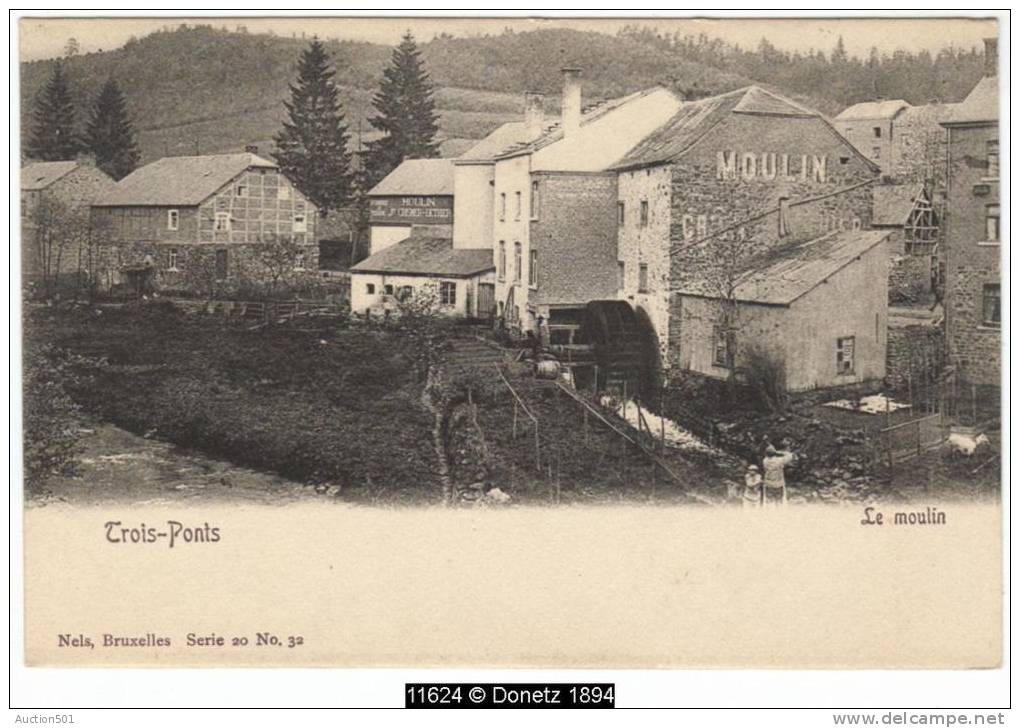 11624g MOULIN à EAU  Crismer-Dethier - Trois-Ponts - Trois-Ponts