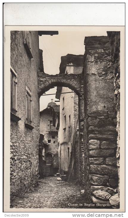 BR36330 Gasse In Soglio Bergell   2 Scans - Soglio