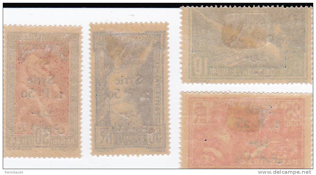 SYRIE - 1924 - YVERT N°149/152 * MH - COTE = 184 EUR. - JEUX OLYMPIQUES - Nuevos