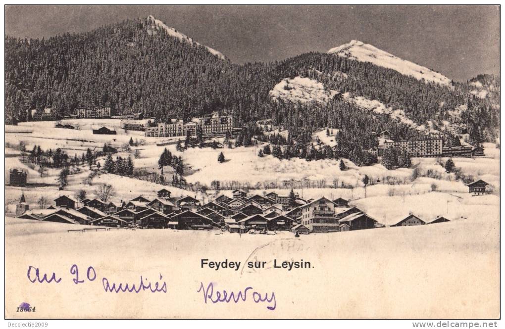 BR36638 Feydey Sur Leysin    2 Scans - Fey