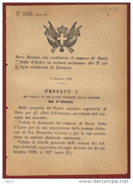1873  REGIO DECRETO  MILITARE : REGOLAMENTO PEL SERVIZIO DELLE ZAVORRE NEL PORTO DI VENEZIA - Décrets & Lois