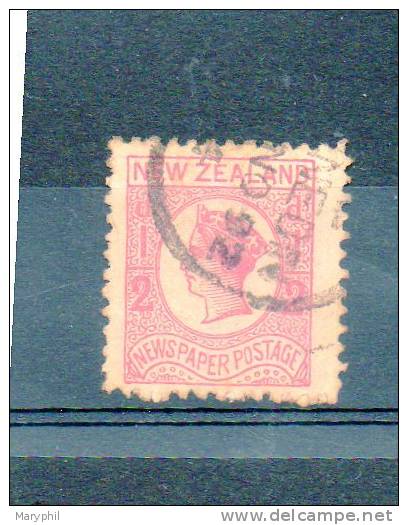 LOT  482 - NOUVELLE ZELANDE N° 37a (oblitéré) : VICTORIA Dentelé 12 1/2 - Cote 100 &euro; - Used Stamps