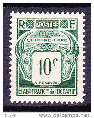 Oceanie  Taxe N°18 Neuf Sans Charniere - Timbres-taxe