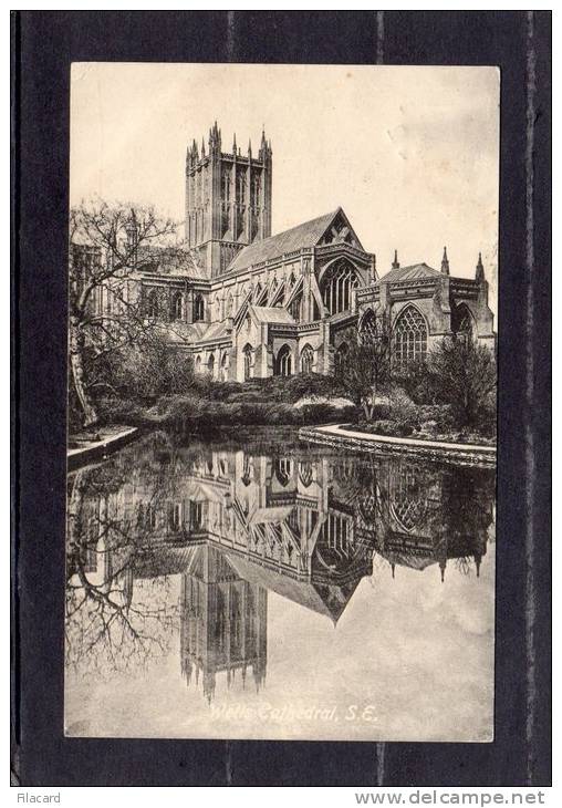 32146     Regno  Unito,   Wells  Cathedral,  S. E.,  VG  1917 - Wells