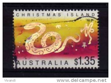 Christmas Island - 2001 - $1.35 Chinese New Year "Year Of The Snake" - Used - Christmas Island