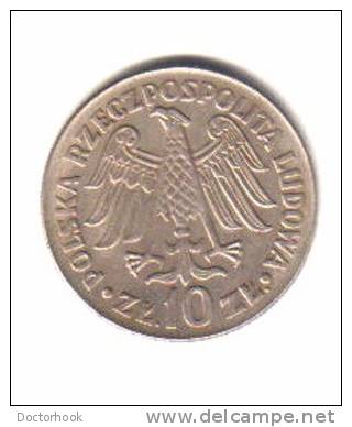 POLAND    10  ZLOTYCH  1964  (Y# 52) - Poland