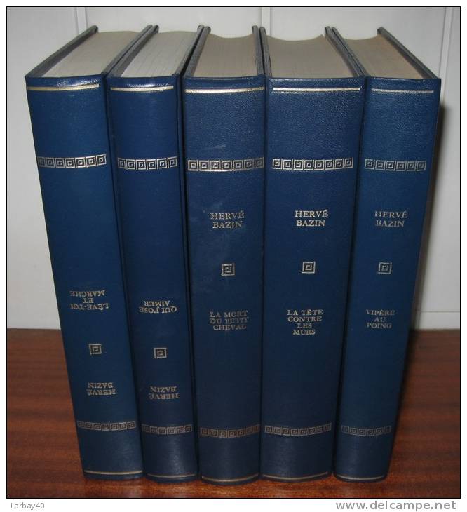 Les Immortels Chefs-D\´oeuvre\" Éditions Rombaldi 5 Volumes Herve Bazin - Wholesale, Bulk Lots