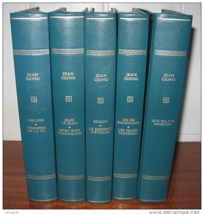 Les Immortels Chefs-Doeuvre  Éditions Rombaldi 5 Volumes Jean Giono - Lots De Plusieurs Livres