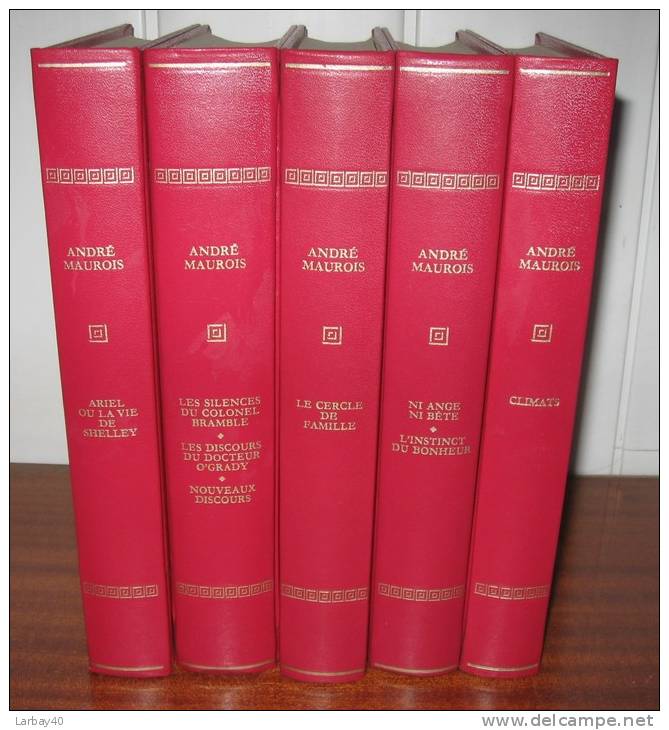 Les Immortels Chefs-Doeuvre  Éditions Rombaldi 5 Volumes Andre Maurois - Paquete De Libros