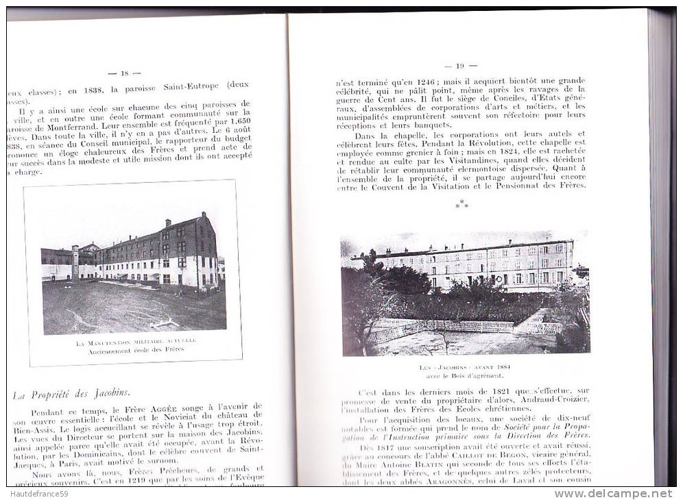 book Monographie de Sertillande - Pensionnat Godefroy de Bouillon, CLERMONT FERRAND - Puy de Dôme