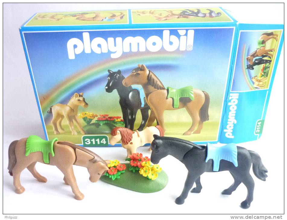PLAYMOBIL BOITE 3114 Chevaux - Playmobil