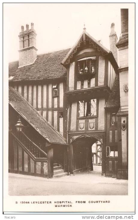 Royaume Uni - Angleterre - Warwickshire - Leycester Hospital From Courtyard WARWICK- Carte Photo - Photo Card - Warwick