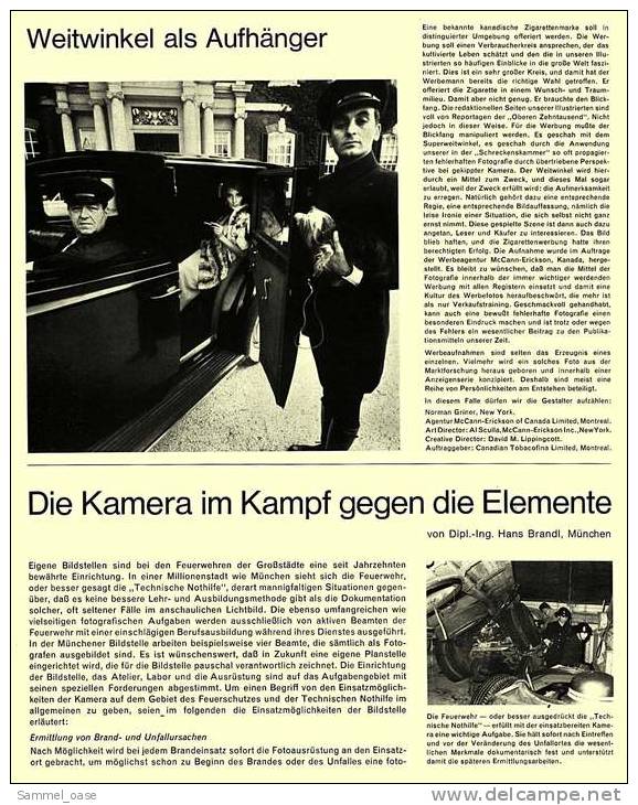 Magazin - Zeitschrift  "International Photo Technik" Vom Oktober 1965 Mit : Weitwinkel Als Aufhänger - Sonstige & Ohne Zuordnung