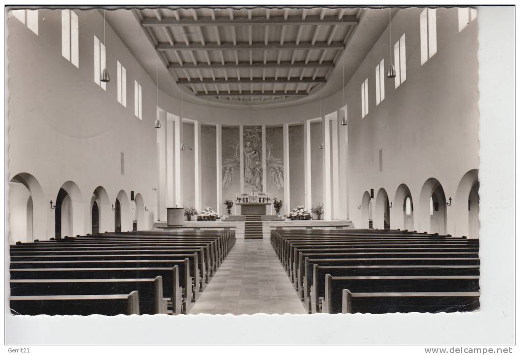 5960 OLPE, Maria Himmelfahrtskirche, Innenansicht 196.. - Olpe