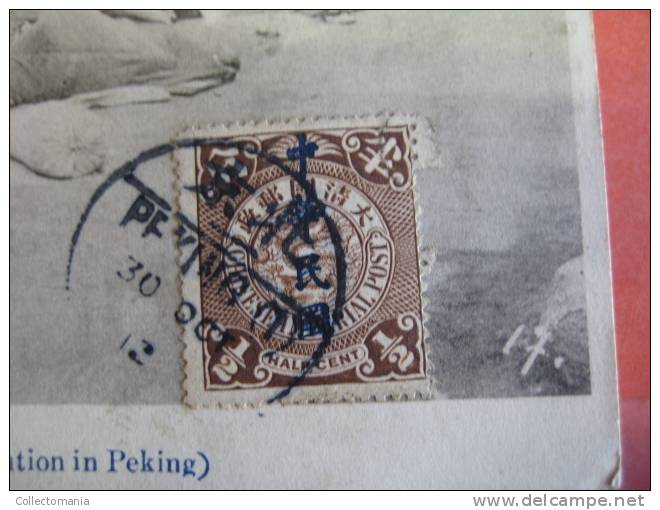 1 China postcard -  stamp   -nr 29 S. IYDA Peking Pekin 29th February 1912