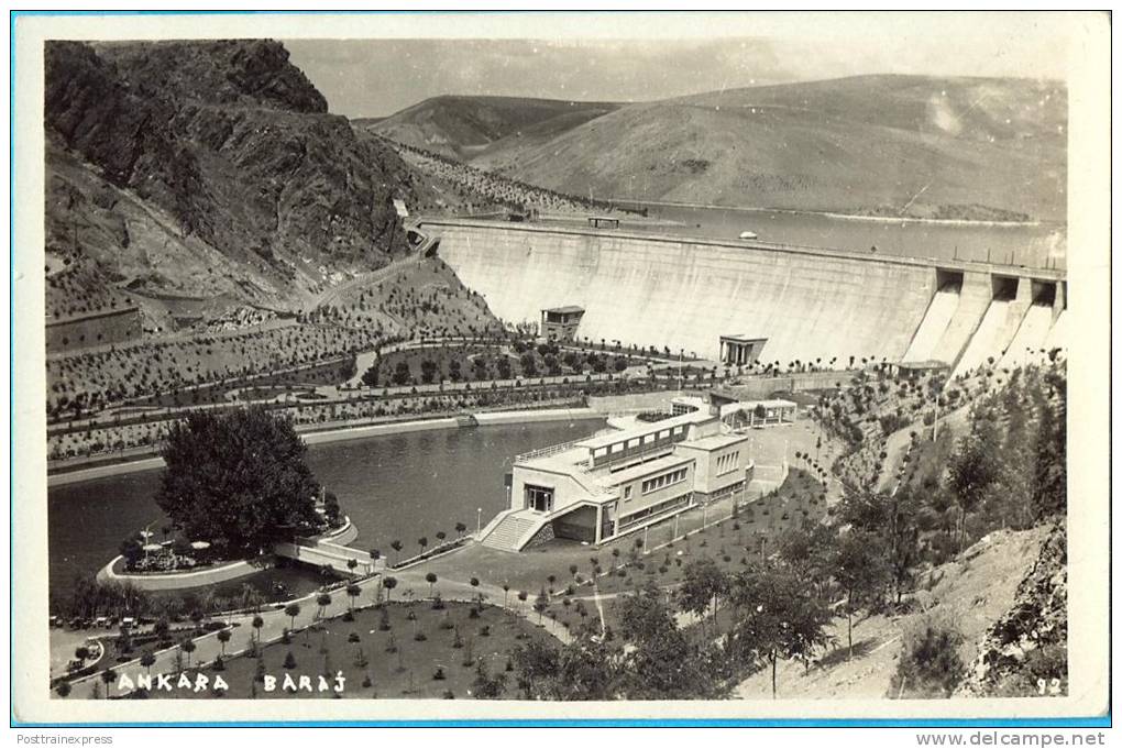 Turkey.  Dam. Ankara Baraj. 1940. - Turchia