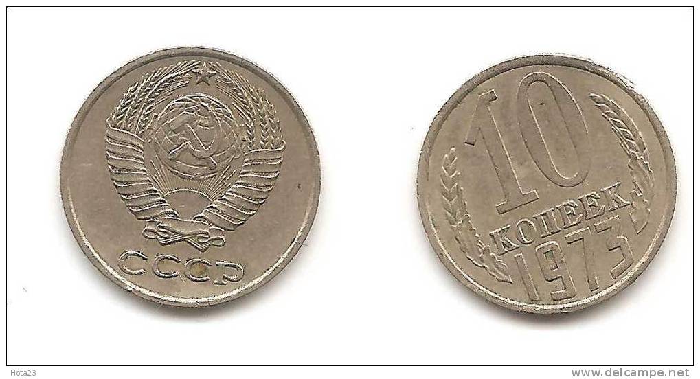 Russia 10 Kopeek 1973  Year EX USSR - Russia