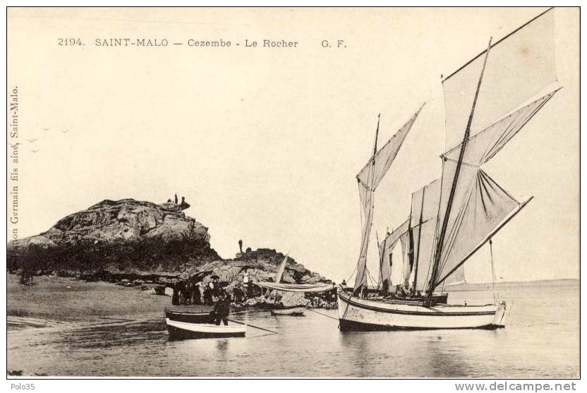 35 - Saint-Malo - Lot 3 CP - Bisquine Aux Régates, Bateau De Pêche, Cezembre (maquereautiers De St-Malo) - Malo_V27 - Saint Malo