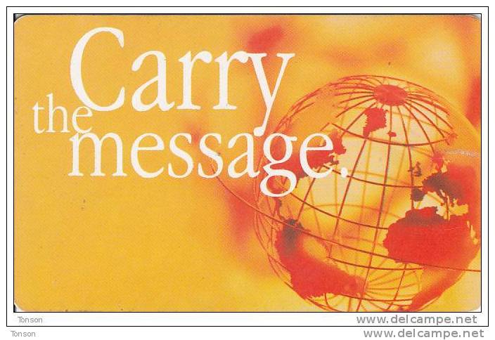 Namibia, NMB-064, Carry The Message, Yellow Globe, 2 Scans. - Namibia