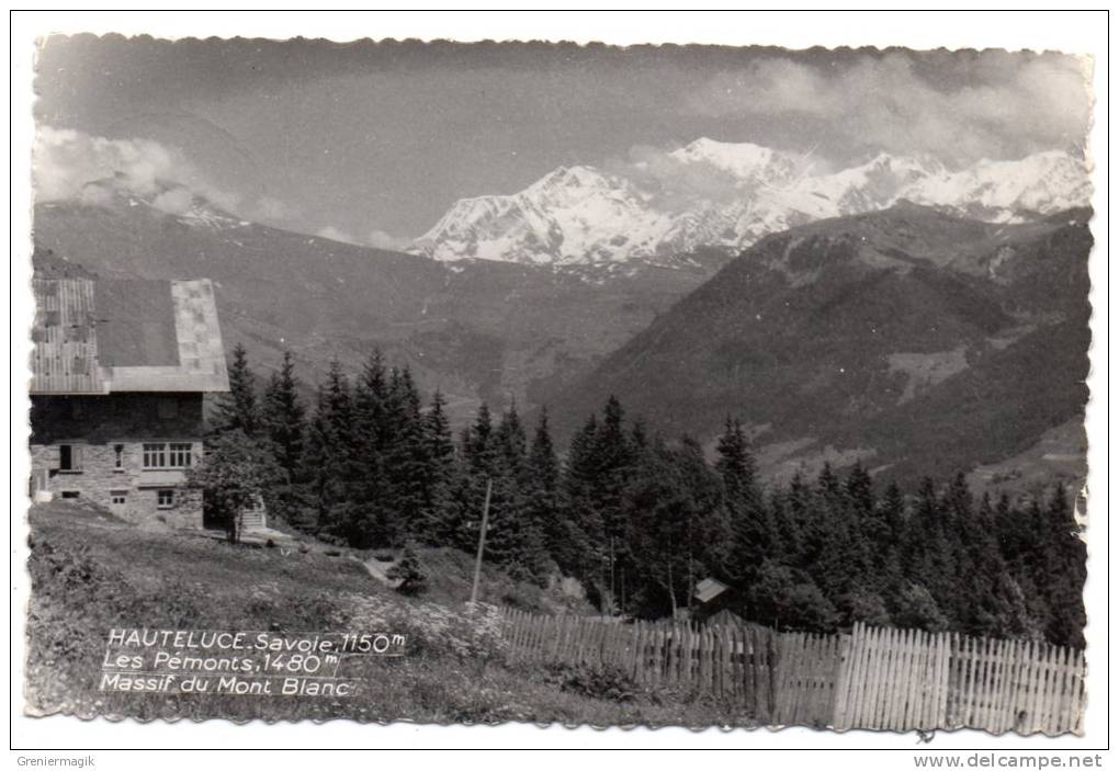 Cpsm 73 - Hauteluce - Les Pémonts - Massif Du Mont Blanc - (9x14 Cm) - Autres & Non Classés