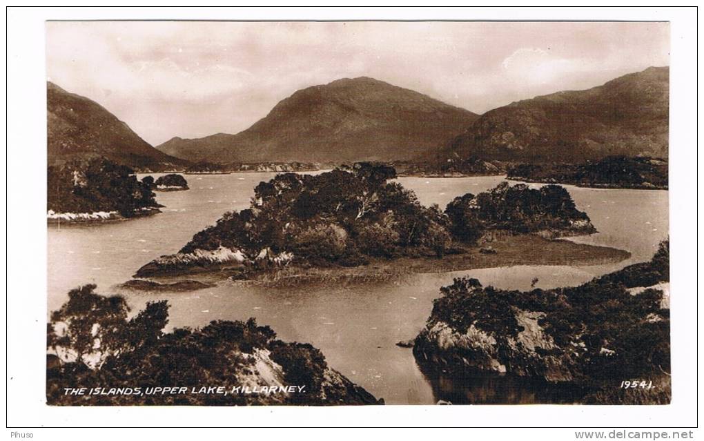 IER-61    KILLARNEY : Upper Lake - The Islands - Kerry