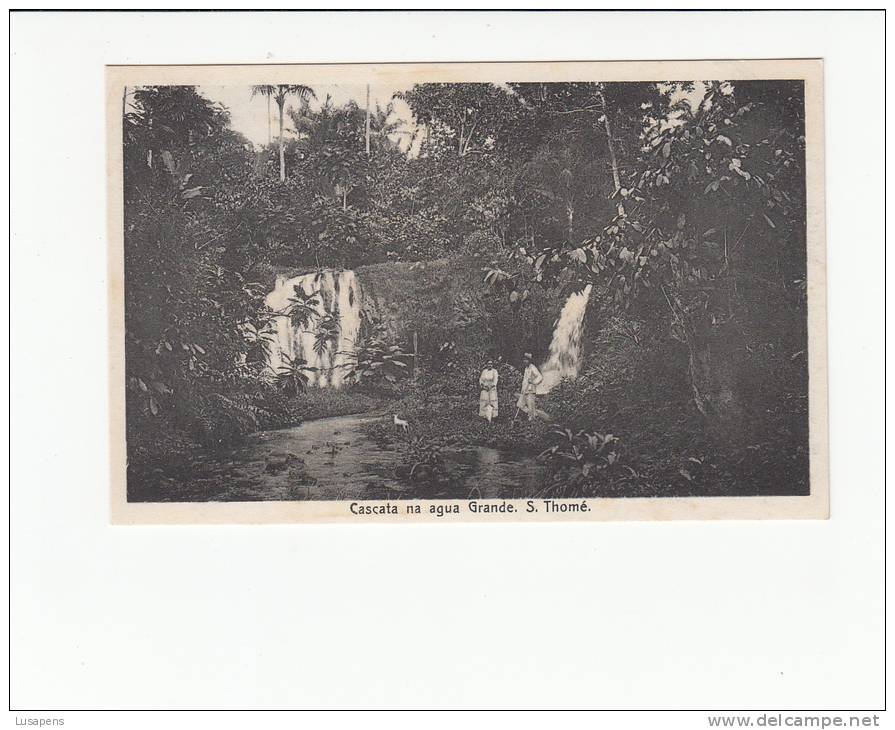 PORTUGAL - SÃO TOMÉ E PRINCIPE [029] - CASCATA NA AGUA GRANDE - São Tomé Und Príncipe