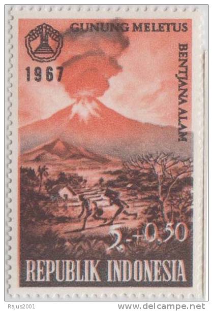 Natural Disaster, Volcano, Volcanic Eruption,  Geology MNH Indonesia - Vulcani