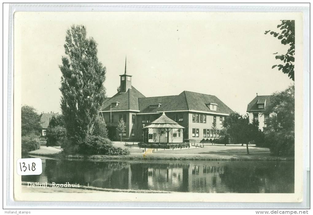 DELFZIJL * RAADHUIS  (1318)  ANSICHTKAART - Delfzijl