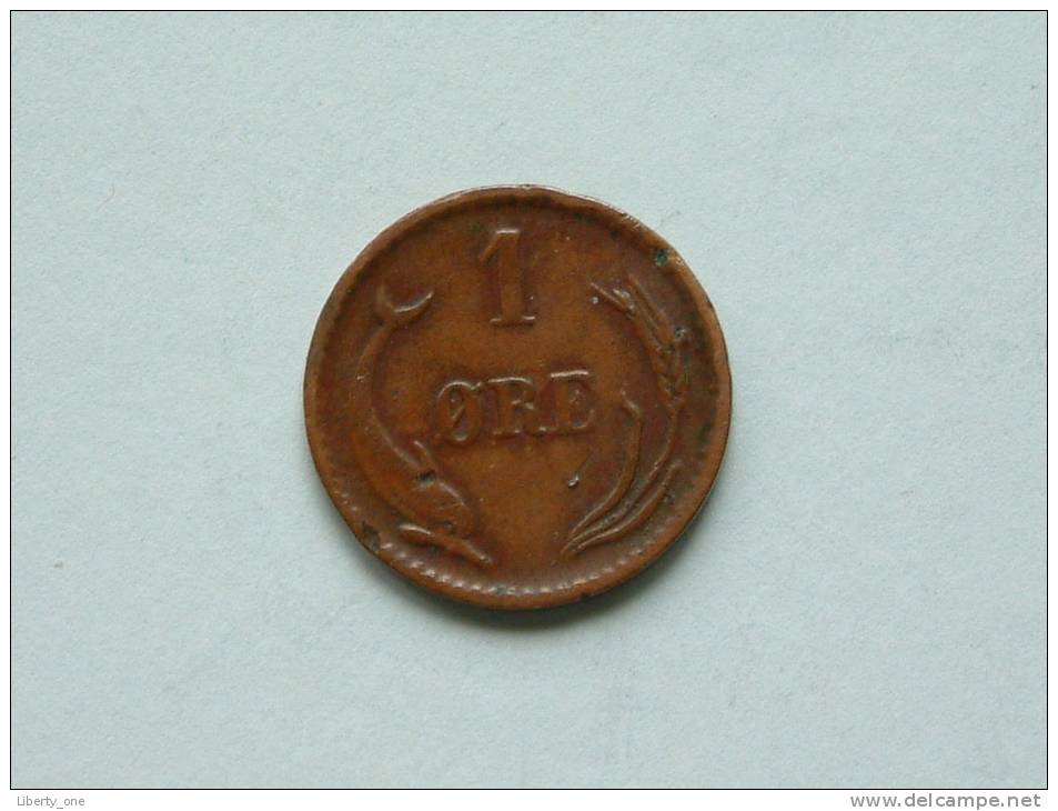 1891 - 1 ORE / KM 792.1 ( Uncleaned - For Grade, Please See Photo ) ! - Danemark