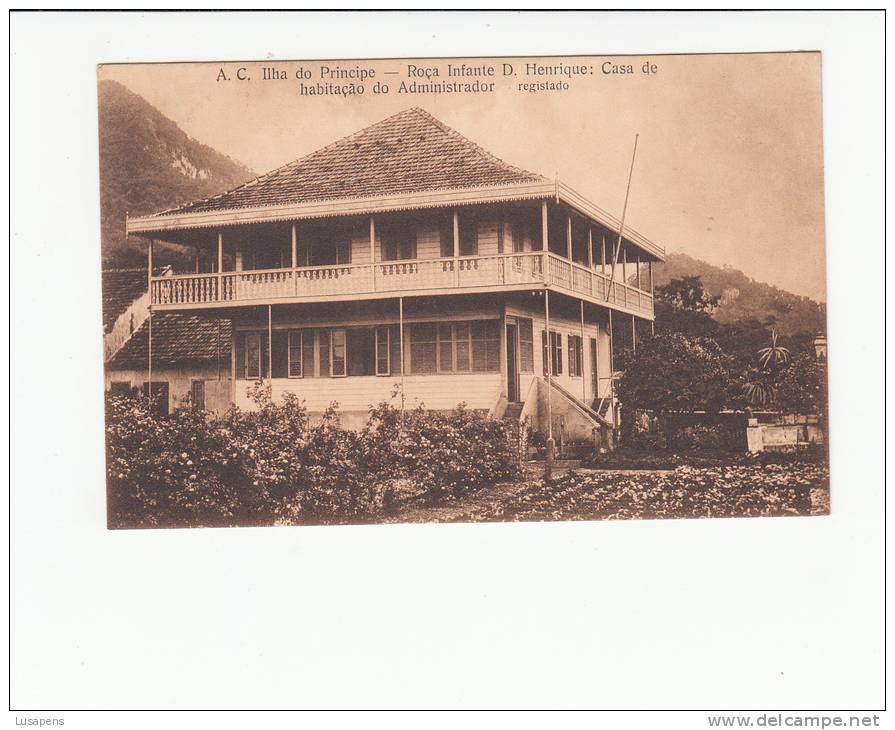 PORTUGAL - SÃO TOMÉ E PRINCIPE [061] - ILHA DO PRINCIPE - ROÇA INFANTE D. HENRIQUE CASA DE HABITAÇÃO DO ADMINISTRADOR - São Tomé Und Príncipe