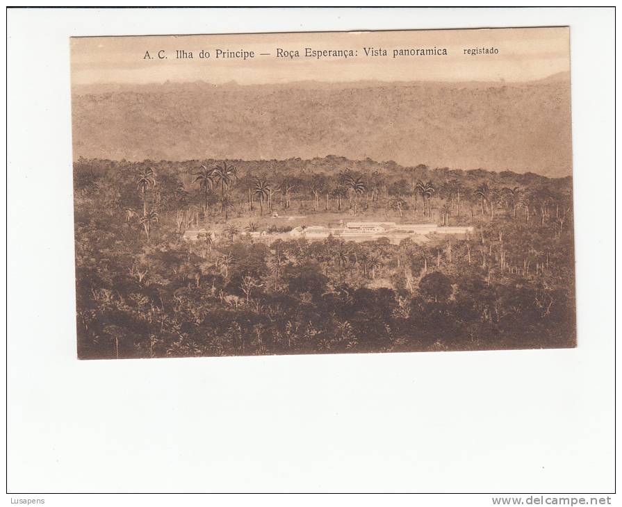 PORTUGAL - SÃO TOMÉ E PRINCIPE [065] - ROÇA ESPERANÇA VISTA PANORÂMICA - Sao Tome And Principe