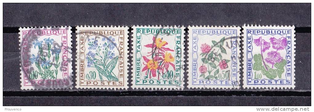 FRANCE 1964-71  TAXE   95 96 100 101 102 TB - 1960-.... Used