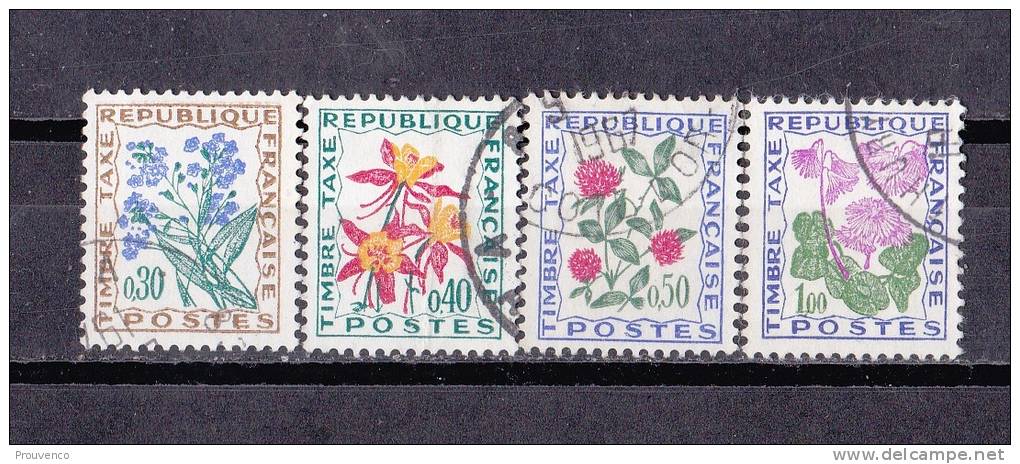 FRANCE 1964-71  TAXE   99 A 102 TB - 1960-.... Used