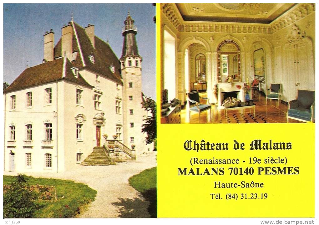 ~  70  ~   CHATEAU  MALANS .  PESMES   .  Cp Sympa Et Pas Cher  ~ - Autres & Non Classés