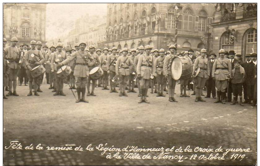 Nancy - Remise De La Légion D'honneur Et De La Croix De Guerre A La Ville, 12 Octobre 1919 - Photocarte - Nancy