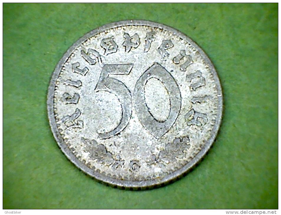 Germany - 1939 G - 50 Reichspfennig - 50 Reichspfennig