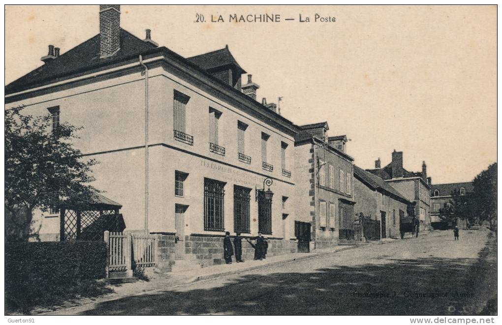 ( CPA  58 )  LA MACHINE  /  La Poste  - - La Machine
