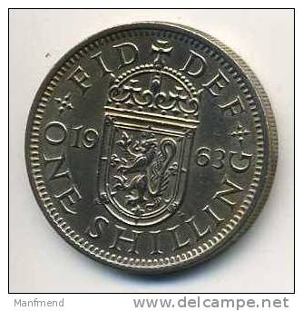 Grossbritannien 1 Shilling 1963 KM 905 (arms Of Scotland) - Vz - I. 1 Shilling