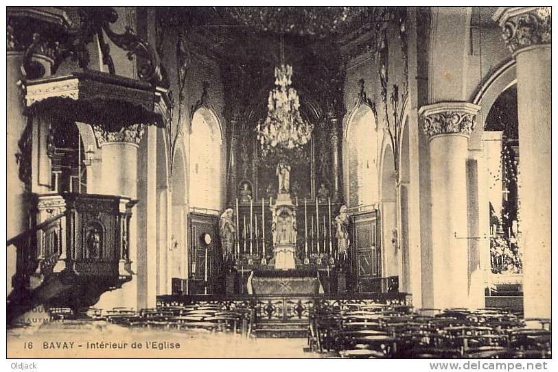 BAVAY Intérieur De L'Eglise - Bavay