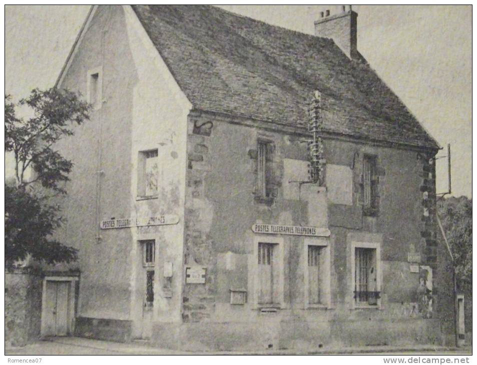 AUFFARGIS (Yvelines) - L'Eglise Et La Poste - Petite Animation - Voyagée Le 5 Septembre 1935 - Auffargis